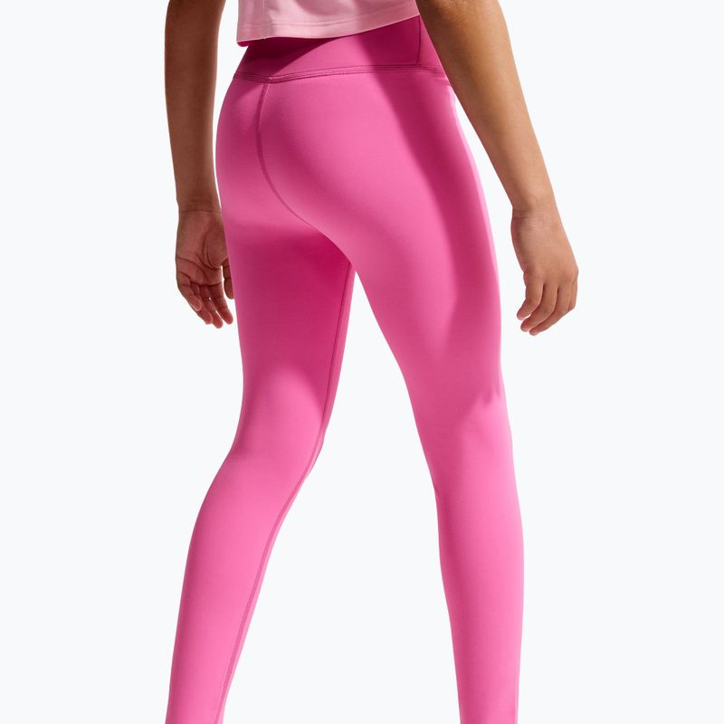 Legginsy dziecięce Nike One playful pink/white 6
