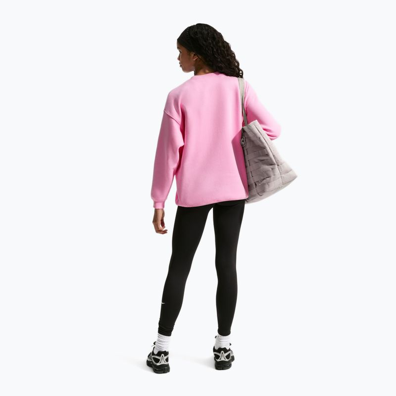 Bluza dziecięca Nike Sportswear Studio pink rise/white 3