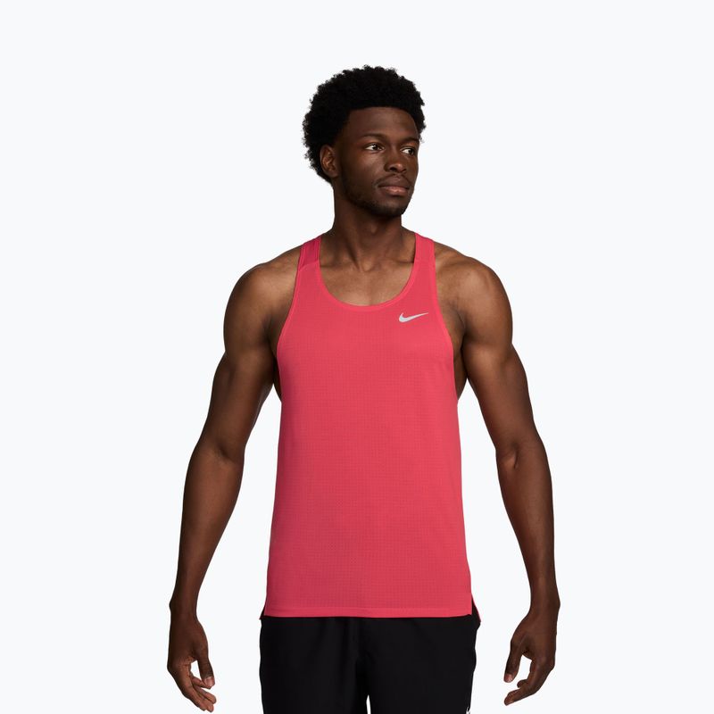 Koszulka do biegania męska Nike Fast Dri-Fit fusion red