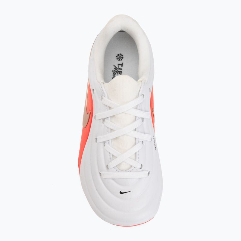 Buty piłkarskie dziecięce Nike Jr. Tiempo Maestro Academy white/bright crimson/blur 5