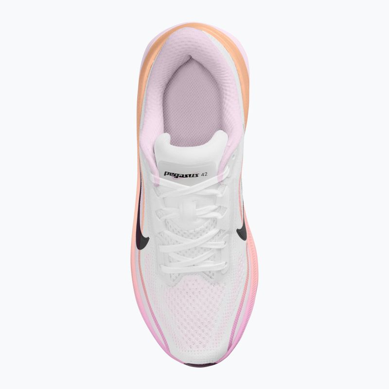 Buty do biegania dziecięce Nike Pegasus 42 white/bleached lilac/sunset haze/black 4