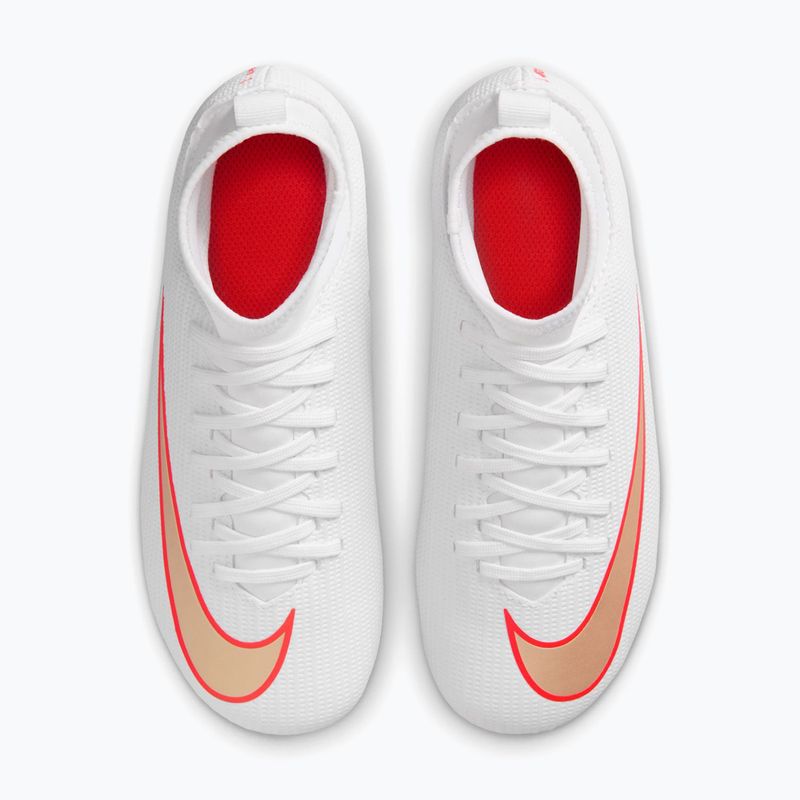 Buty piłkarskie dziecięce Nike Jr. Mercurial Superfly 11 Club white/bright crimson/blur 3
