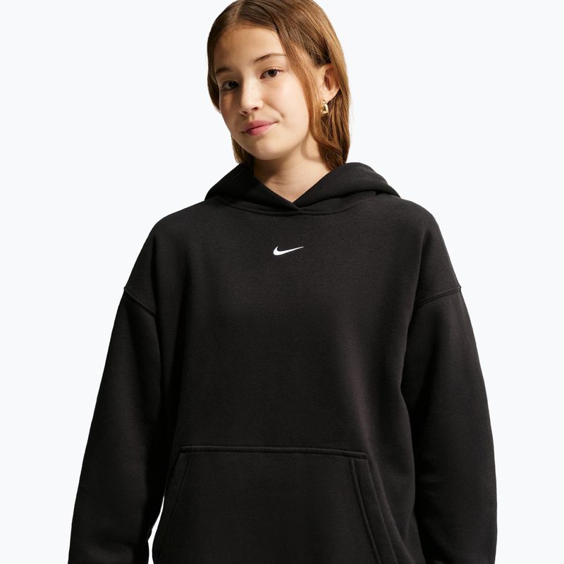 Bluza dziecięca Nike Sportswear Studio Fleece black/white 5