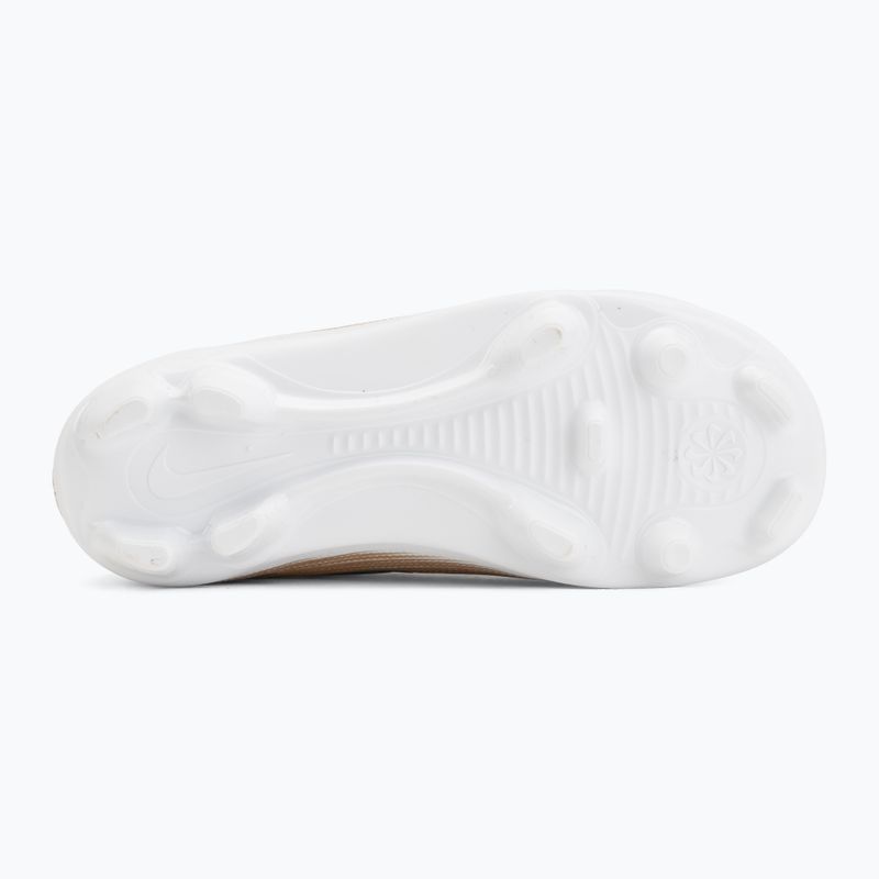 Buty piłkarskie dziecięce Nike Jr. Mercurial Superfly 11 Club "Kylian Mbappé" MG metallic gold/green glow 4
