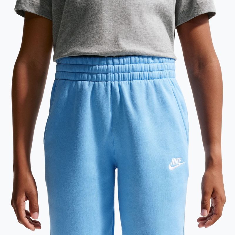 Spodnie dziecięce Nike Sportswear Club Fleece football blue/white 5