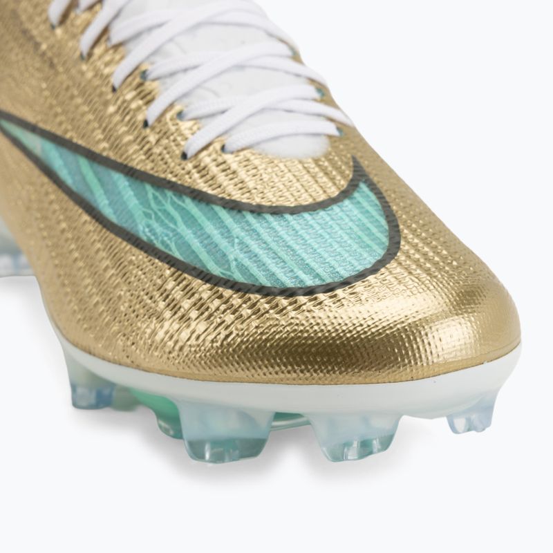 Buty piłkarskie męskie Nike Mercurial Superfly 11 Elite "Kylian Mbappé" FG metallic gold/green glow 7