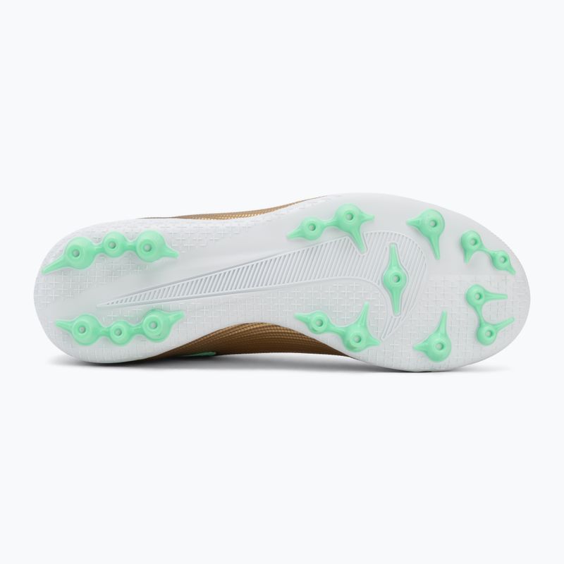 Buty piłkarskie dziecięce Nike Jr. Mercurial Superfly 11 Academy "Kylian Mbappé" AG metallic gold/green glow 4