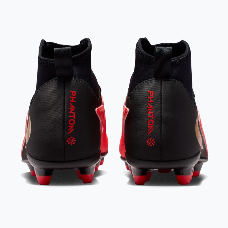 Buty piłkarskie męskie Nike Jr. Phantom 6 High Club bright crimson/bright crimson/black 2