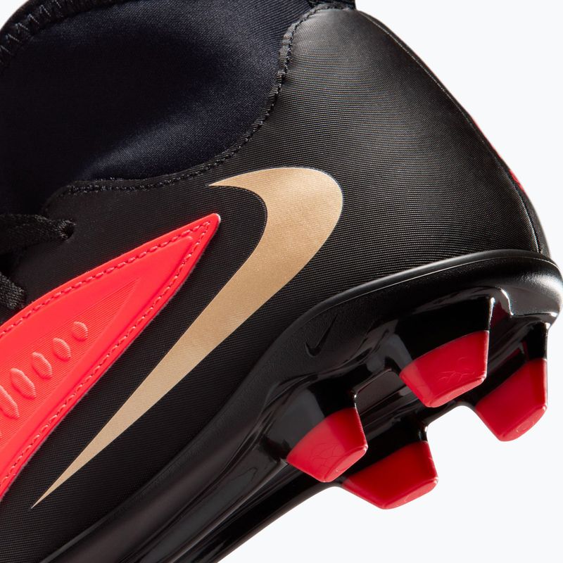 Buty piłkarskie męskie Nike Jr. Phantom 6 High Club bright crimson/bright crimson/black 7