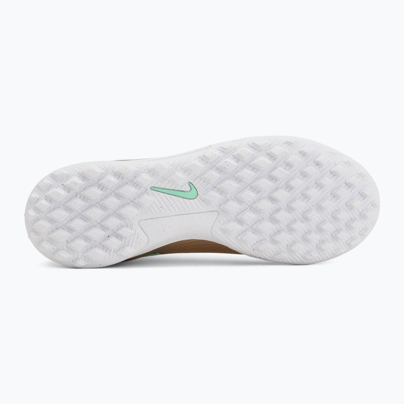 Buty piłkarskie dziecięce Nike Jr. Mercurial Superfly 11 Academy "Kylian Mbappé" TF metallic gold/green glow 4