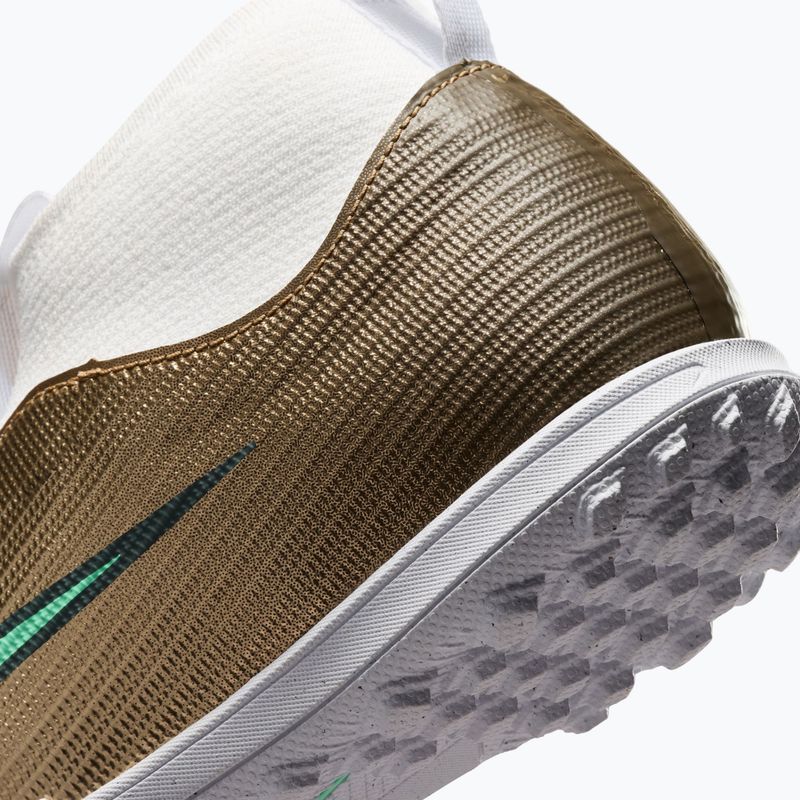 Buty piłkarskie dziecięce Nike Jr. Mercurial Superfly 11 Academy "Kylian Mbappé" TF metallic gold/green glow 6