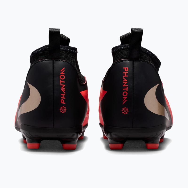 Buty piłkarskie dziecięce Nike Jr. Phantom 6 High Academy Bright Crimson/Bright Crimson/Black 2