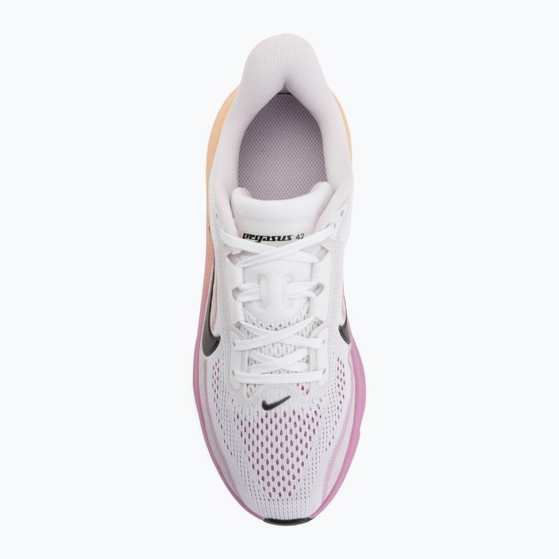 Buty do biegania dziecięce Nike Pegasus 42 white/bleached lilac/sunset haze/black 5