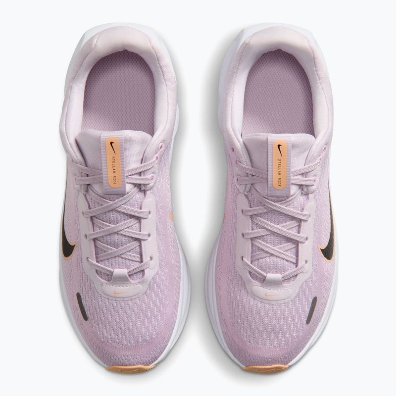 Buty do biegania dziecięce Nike Stellar Ride bleached lilac/pink foam/black 4