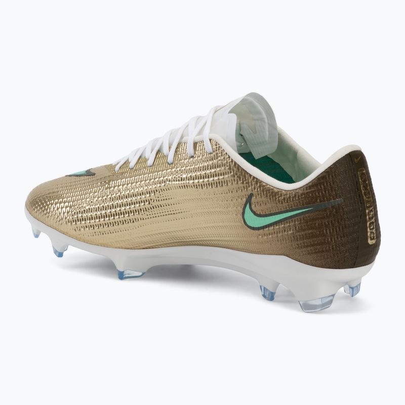 Buty piłkarskie męskie Nike Mercurial Superfly 11 Pro "Kylian Mbappé" FG metallic gold/green glow 3