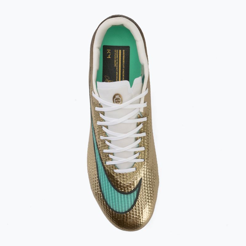 Buty piłkarskie męskie Nike Mercurial Superfly 11 Pro "Kylian Mbappé" FG metallic gold/green glow 5