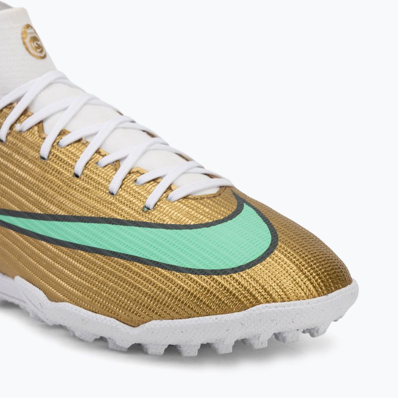 Buty piłkarskie męskie Nike Mercurial Superfly 11 Academy "Kylian Mbappé" TF metallic gold/green glow 7