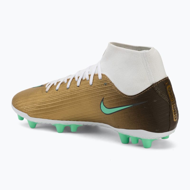 Buty piłkarskie męskie Nike Mercurial Superfly 11 Academy "Kylian Mbappé" AG metallic gold/green glow 3