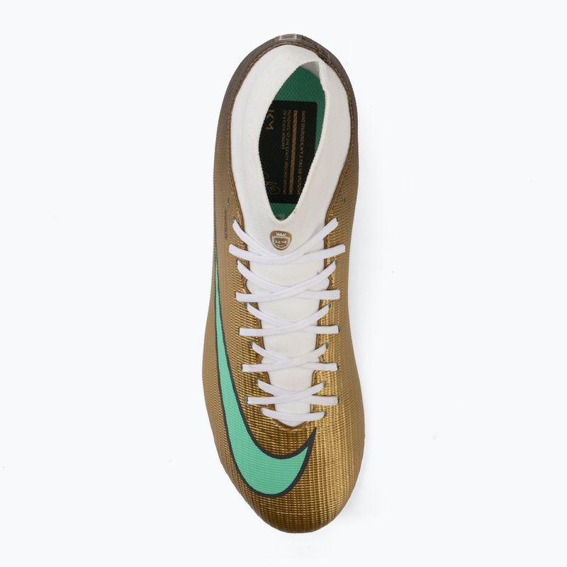 Buty piłkarskie męskie Nike Mercurial Superfly 11 Academy "Kylian Mbappé" AG metallic gold/green glow 5