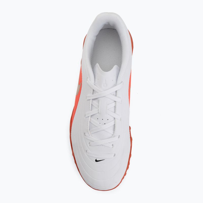 Buty piłkarskie dziecięce Nike Jr. Tiempo Maestro Club White/Bright Crimson/Blur 5