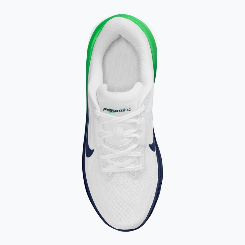 Buty do biegania Nike Pegasus 42 white/green spark/midnight navy 11