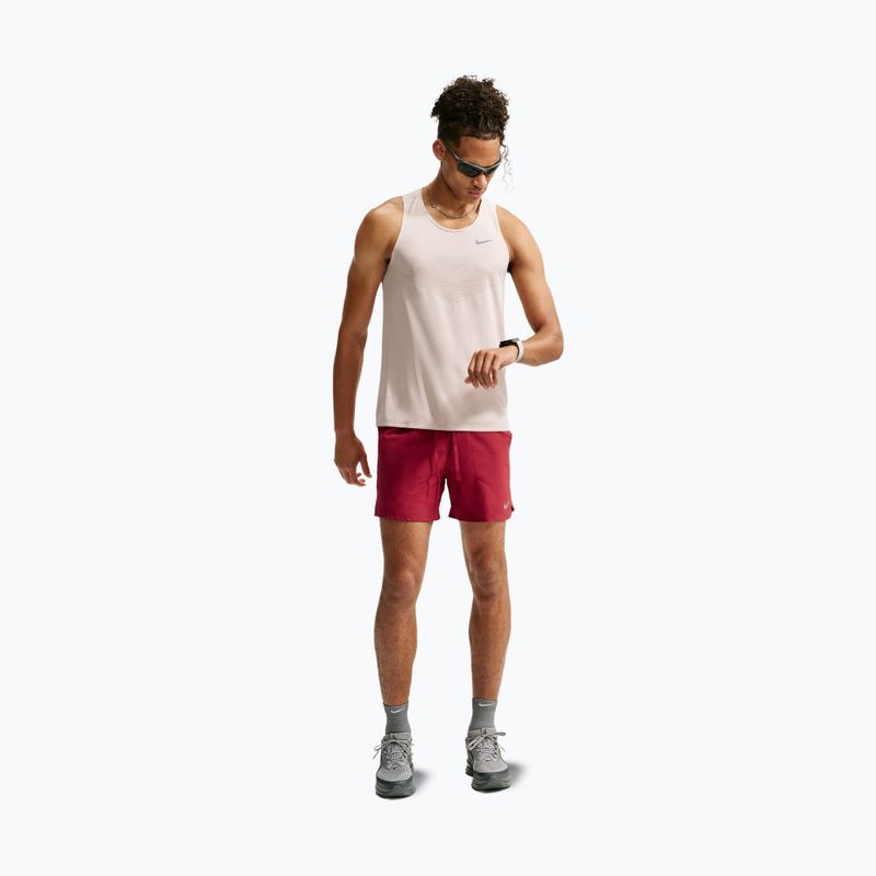 Spodenki męskie Nike Stride Dri-Fit Brief-Lined 5" tough red 2