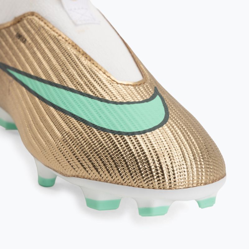 Buty piłkarskie dziecięce Nike Jr. Mercurial Superfly 11 Academy "Kylian Mbappé" MG metallic gold/green glow 7