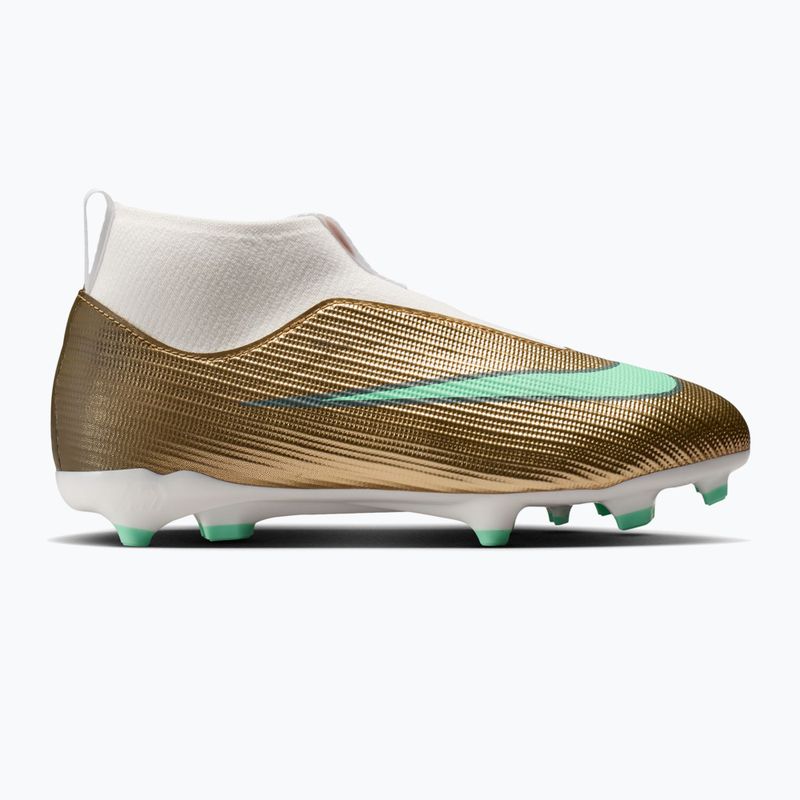 Buty piłkarskie dziecięce Nike Jr. Mercurial Superfly 11 Academy "Kylian Mbappé" MG metallic gold/green glow