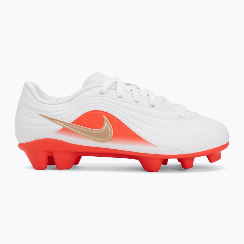 Buty piłkarskie dziecięce Nike Jr. Tiempo Maestro Club White/Bright Crimson/Blur 2