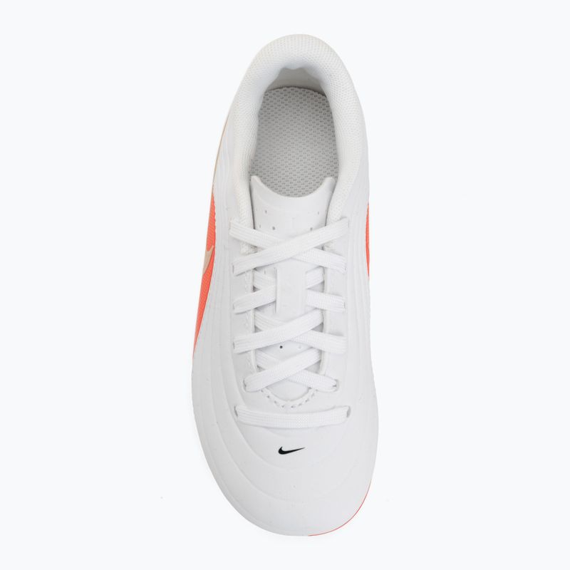 Buty piłkarskie dziecięce Nike Jr. Tiempo Maestro Club White/Bright Crimson/Blur 5