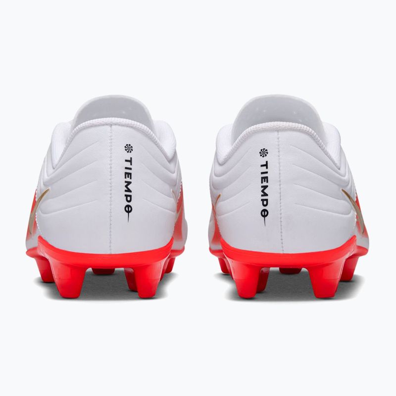 Buty piłkarskie dziecięce Nike Jr. Tiempo Maestro Club White/Bright Crimson/Blur 2