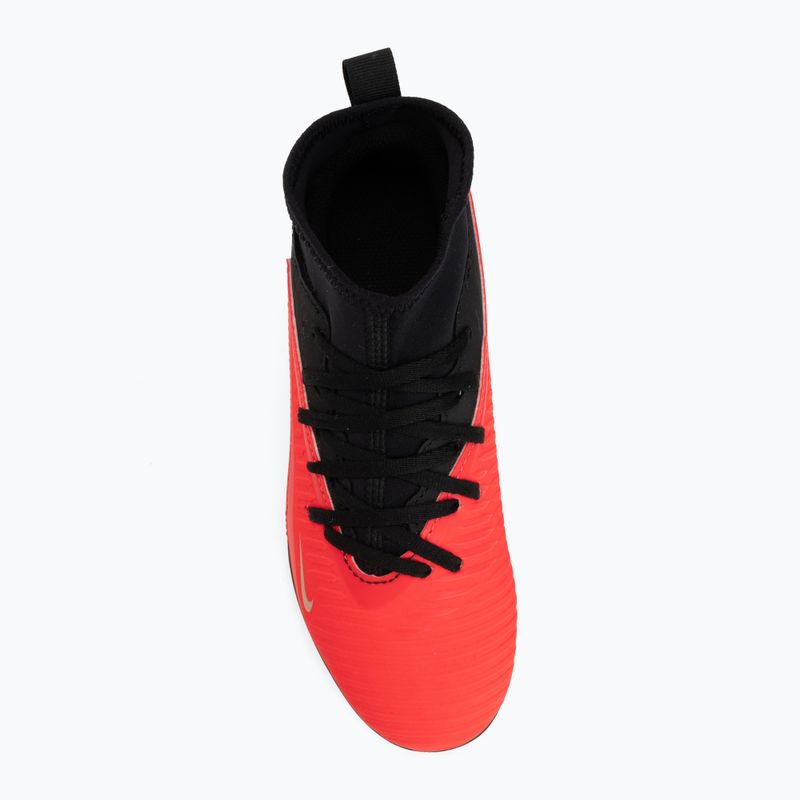 Buty piłkarskie męskie Nike Jr. Phantom 6 High Club bright crimson/bright crimson/black 5
