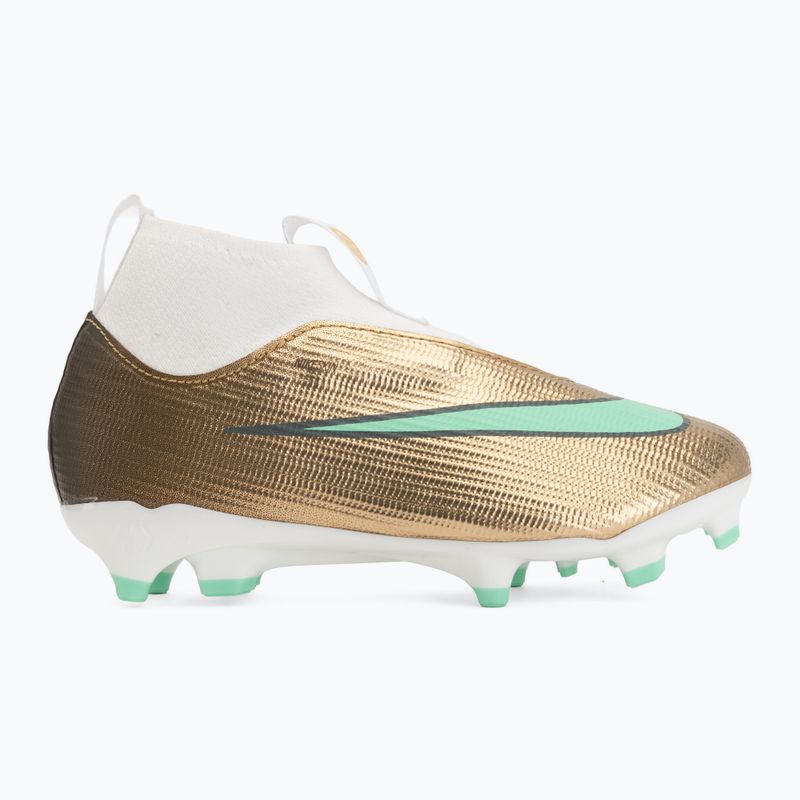 Buty piłkarskie dziecięce Nike Jr. Mercurial Superfly 11 Academy "Kylian Mbappé" MG metallic gold/green glow 2