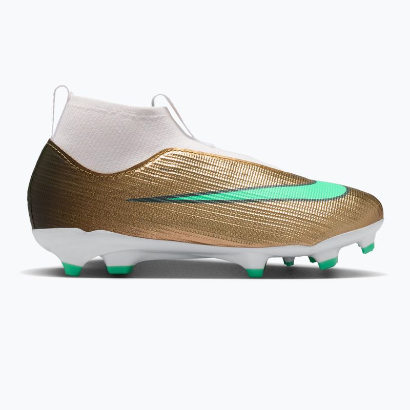 Buty piłkarskie dziecięce Nike Jr. Mercurial Superfly 11 Academy "Kylian Mbappé" MG metallic gold/green glow