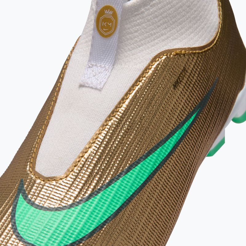 Buty piłkarskie dziecięce Nike Jr. Mercurial Superfly 11 Academy "Kylian Mbappé" MG metallic gold/green glow 5