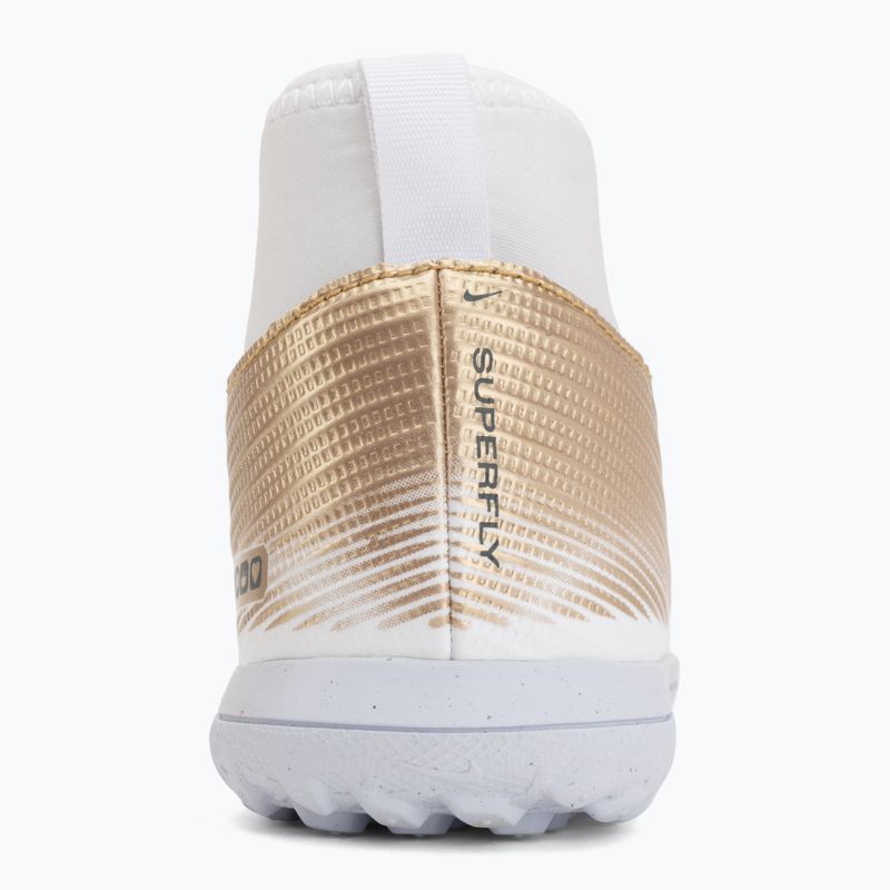 Buty piłkarskie dziecięce Nike Jr. Mercurial Superfly 11 Club "Kylian Mbappé" TF metallic gold/green glow 6