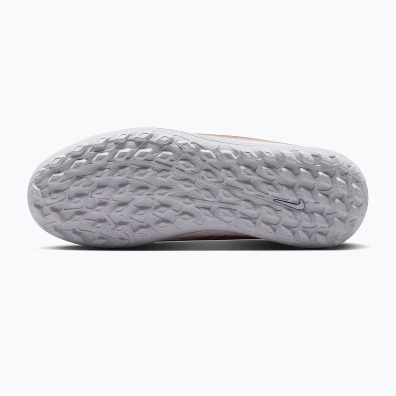 Buty piłkarskie dziecięce Nike Jr. Mercurial Superfly 11 Club "Kylian Mbappé" TF metallic gold/green glow 3