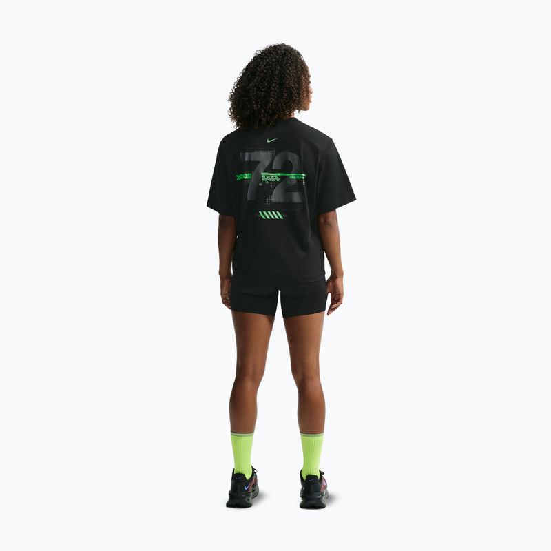 Koszulka do biegania damska Nike Swift Dri-Fit black/no color/illusion green 3