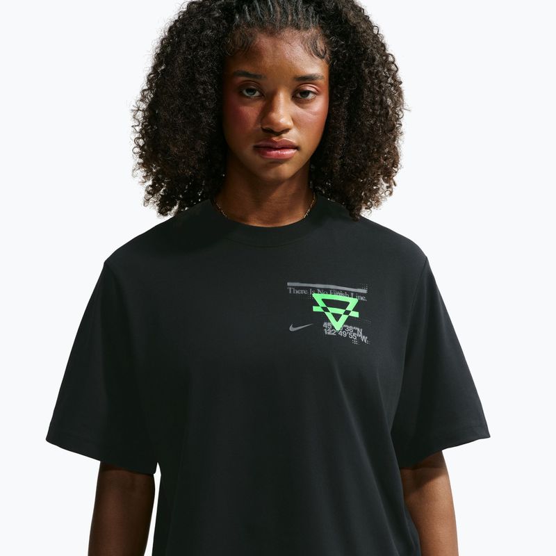 Koszulka do biegania damska Nike Swift Dri-Fit black/no color/illusion green 4