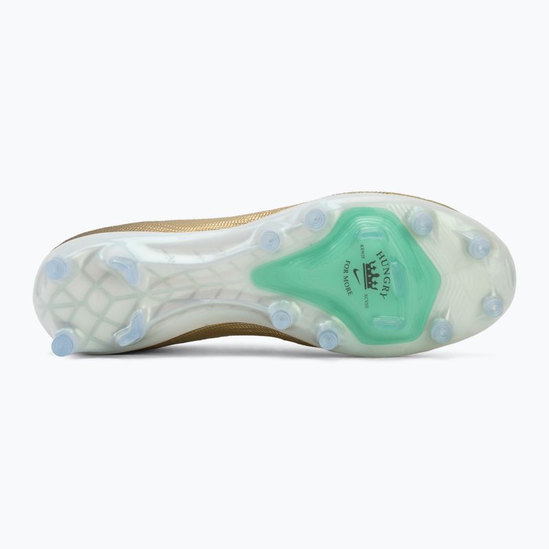 Buty piłkarskie męskie Nike Mercurial Superfly 11 Elite "Kylian Mbappé" AG metallic gold/green glow 4