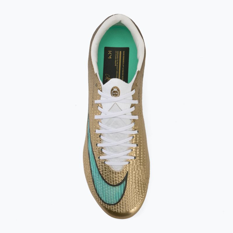 Buty piłkarskie męskie Nike Mercurial Superfly 11 Elite "Kylian Mbappé" AG metallic gold/green glow 5
