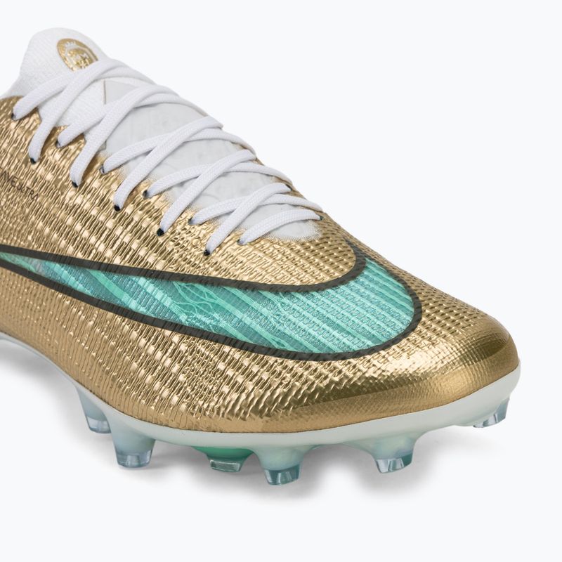 Buty piłkarskie męskie Nike Mercurial Superfly 11 Elite "Kylian Mbappé" AG metallic gold/green glow 7