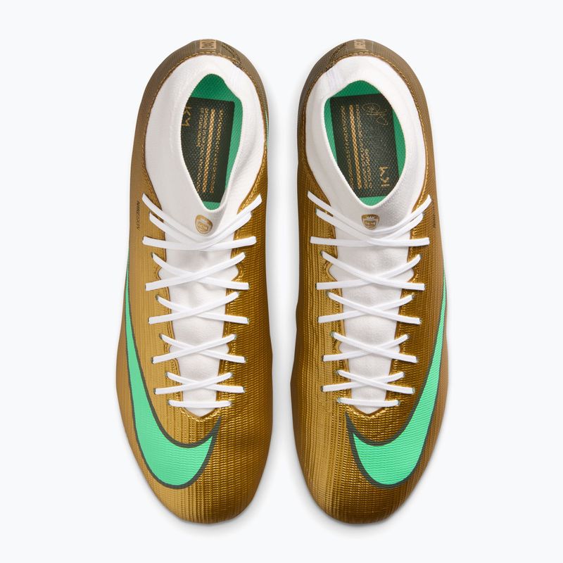 Buty piłkarskie męskie Nike Mercurial Superfly 11 Academy "Kylian Mbappé" MG metallic gold/green glow 4