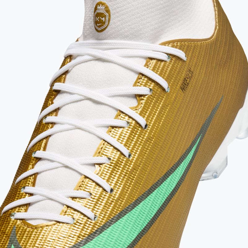 Buty piłkarskie męskie Nike Mercurial Superfly 11 Academy "Kylian Mbappé" MG metallic gold/green glow 5