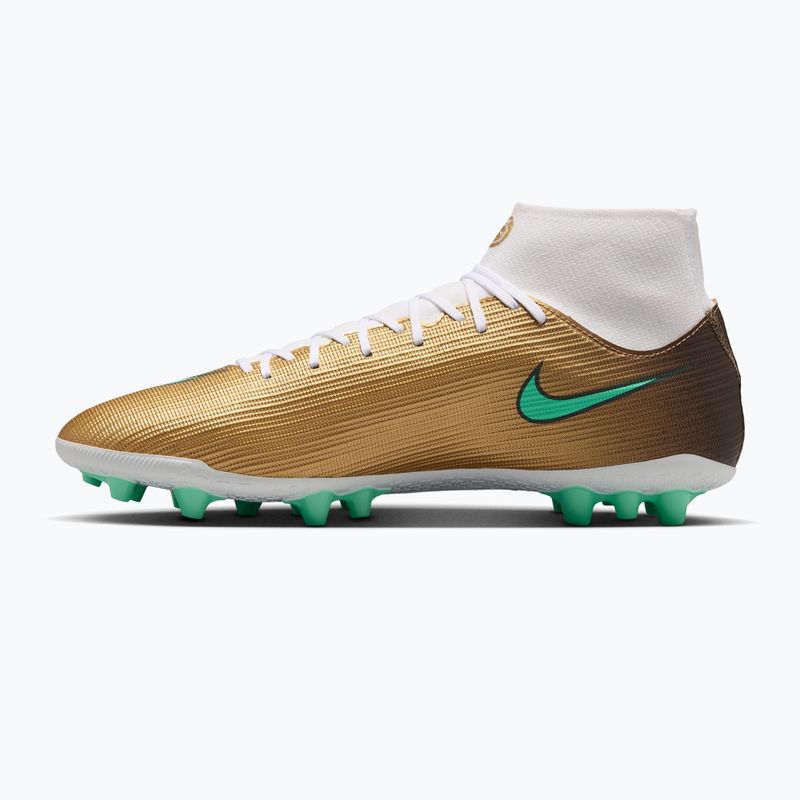 Buty piłkarskie męskie Nike Mercurial Superfly 11 Academy "Kylian Mbappé" AG metallic gold/green glow 2