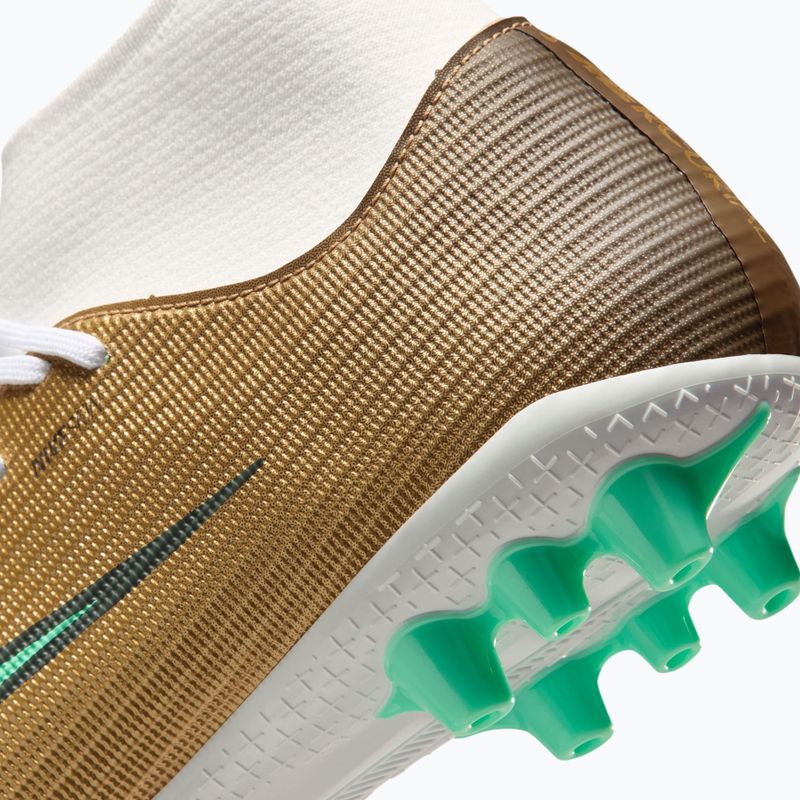 Buty piłkarskie męskie Nike Mercurial Superfly 11 Academy "Kylian Mbappé" AG metallic gold/green glow 7
