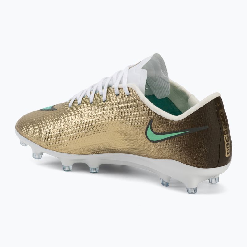 Buty piłkarskie męskie Nike Mercurial Superfly 11 Pro "Kylian Mbappé" AG metallic gold/green glow 3
