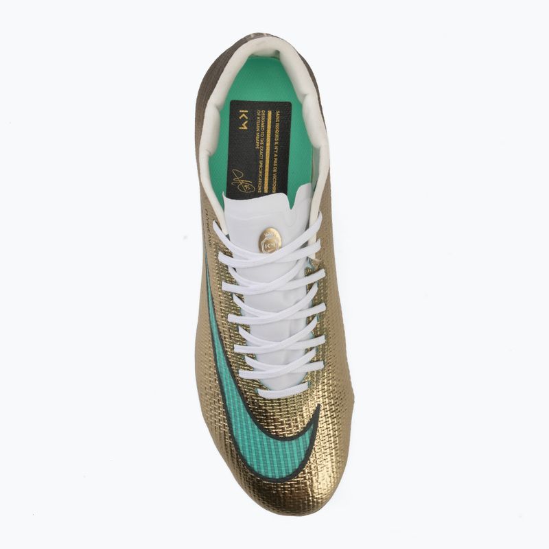 Buty piłkarskie męskie Nike Mercurial Superfly 11 Pro "Kylian Mbappé" AG metallic gold/green glow 5