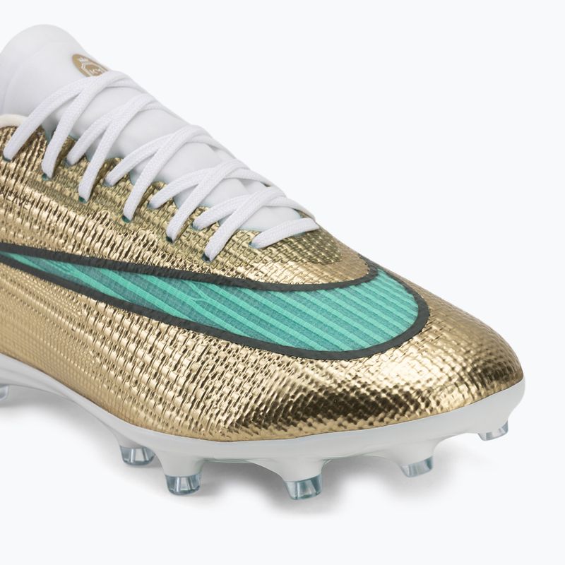 Buty piłkarskie męskie Nike Mercurial Superfly 11 Pro "Kylian Mbappé" AG metallic gold/green glow 7