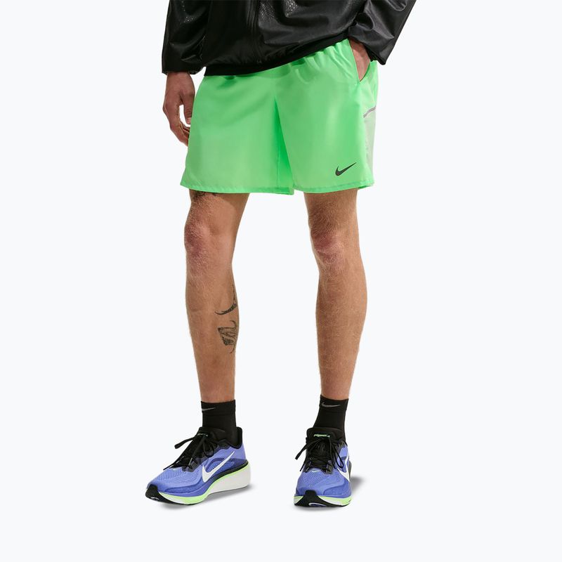 Spodenki do biegania męskie Nike Miler illusion green